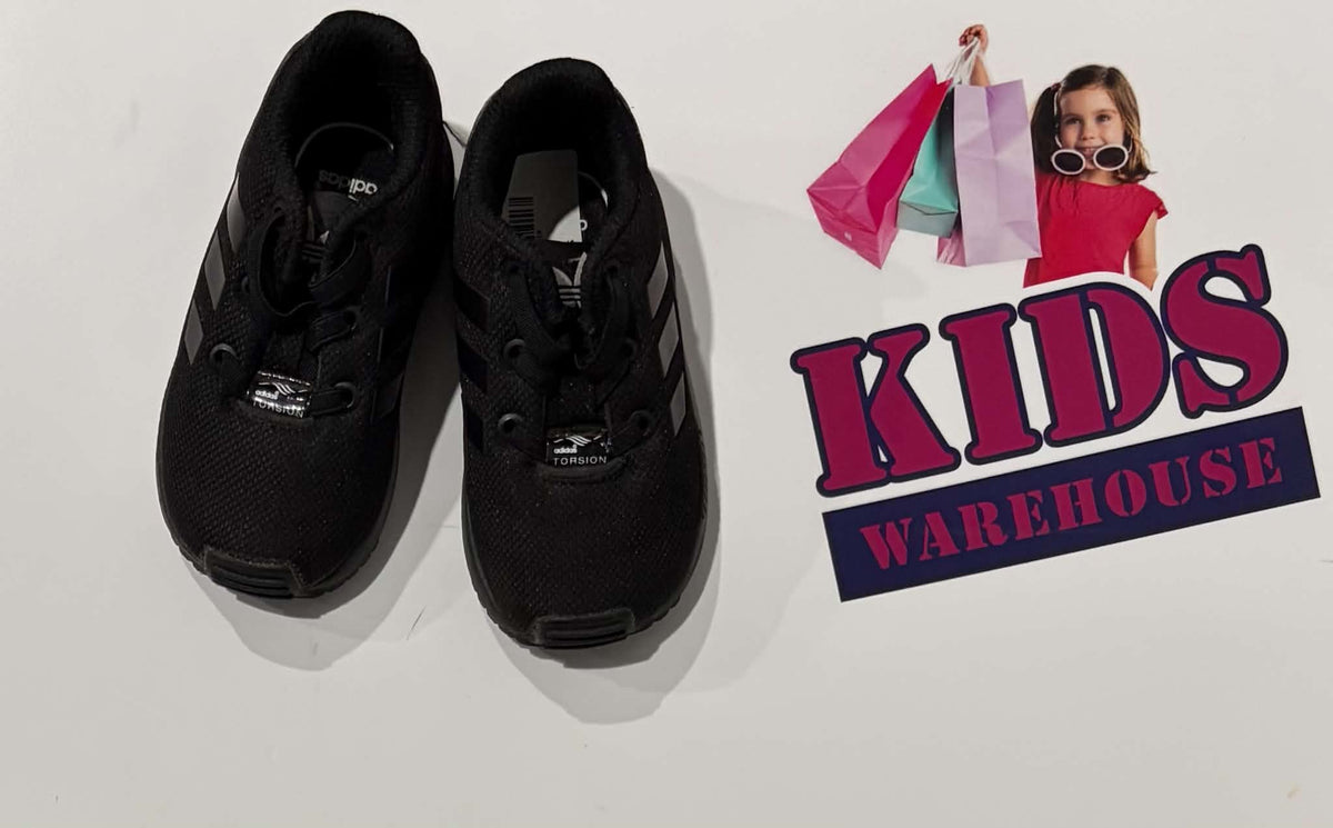 Adidas Black Runners US5/UK4 (Child)