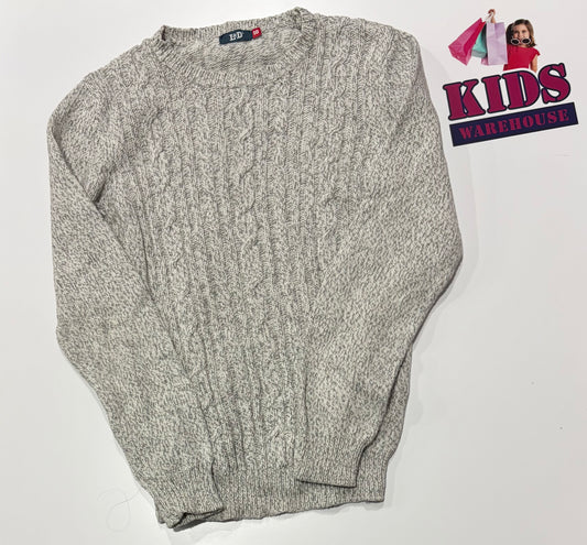 L&D Grey Knit Sweater Size 10