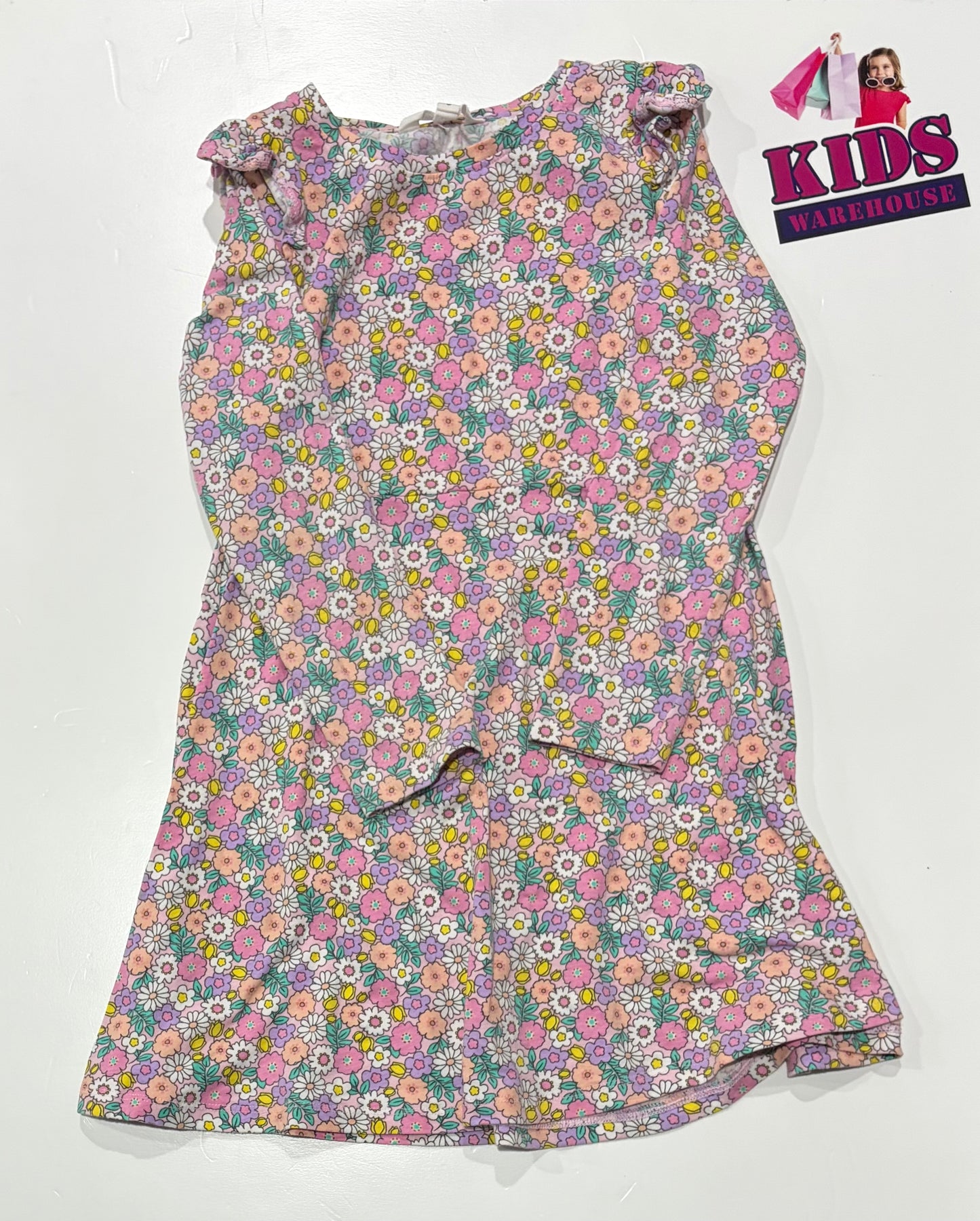 Milkshake Pink, Floral Print Dress Size 6