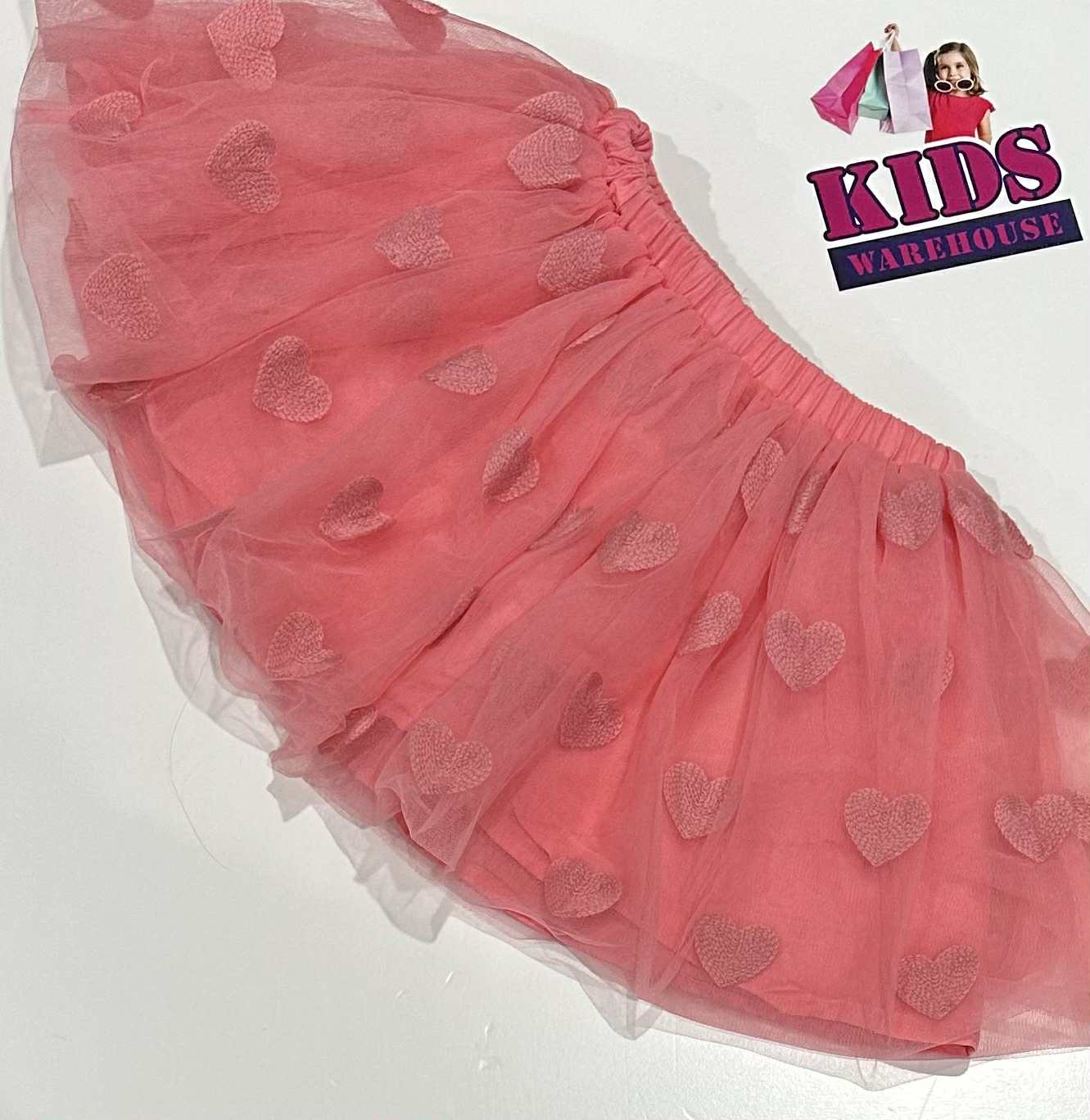 Seed Heritage Pink Skirt With Heart Pattern Size 5