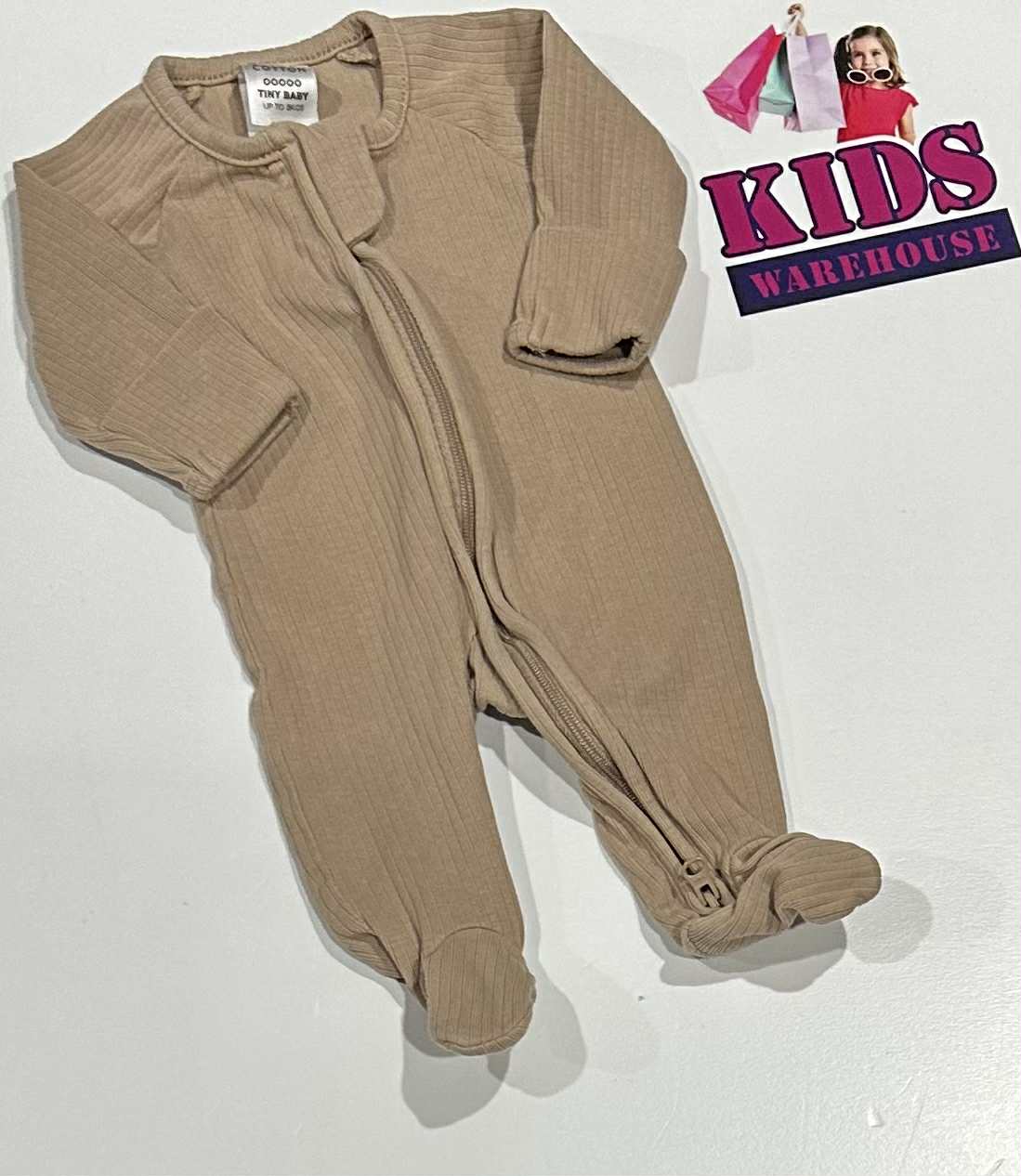 Premmie Target Brown Zipper Jumpsuit Size 00000