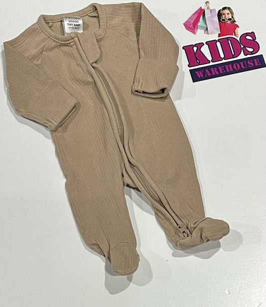 Premmie Target Brown Zipper Jumpsuit Size 00000