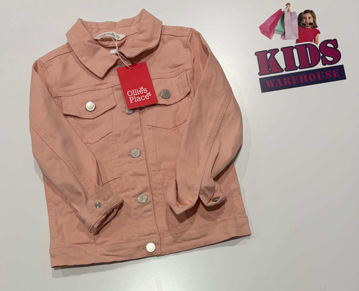 Not Used Ollie's Place Pink Jacket Size 3