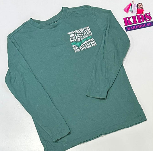 Target Green Long Sleeve Top Size 7