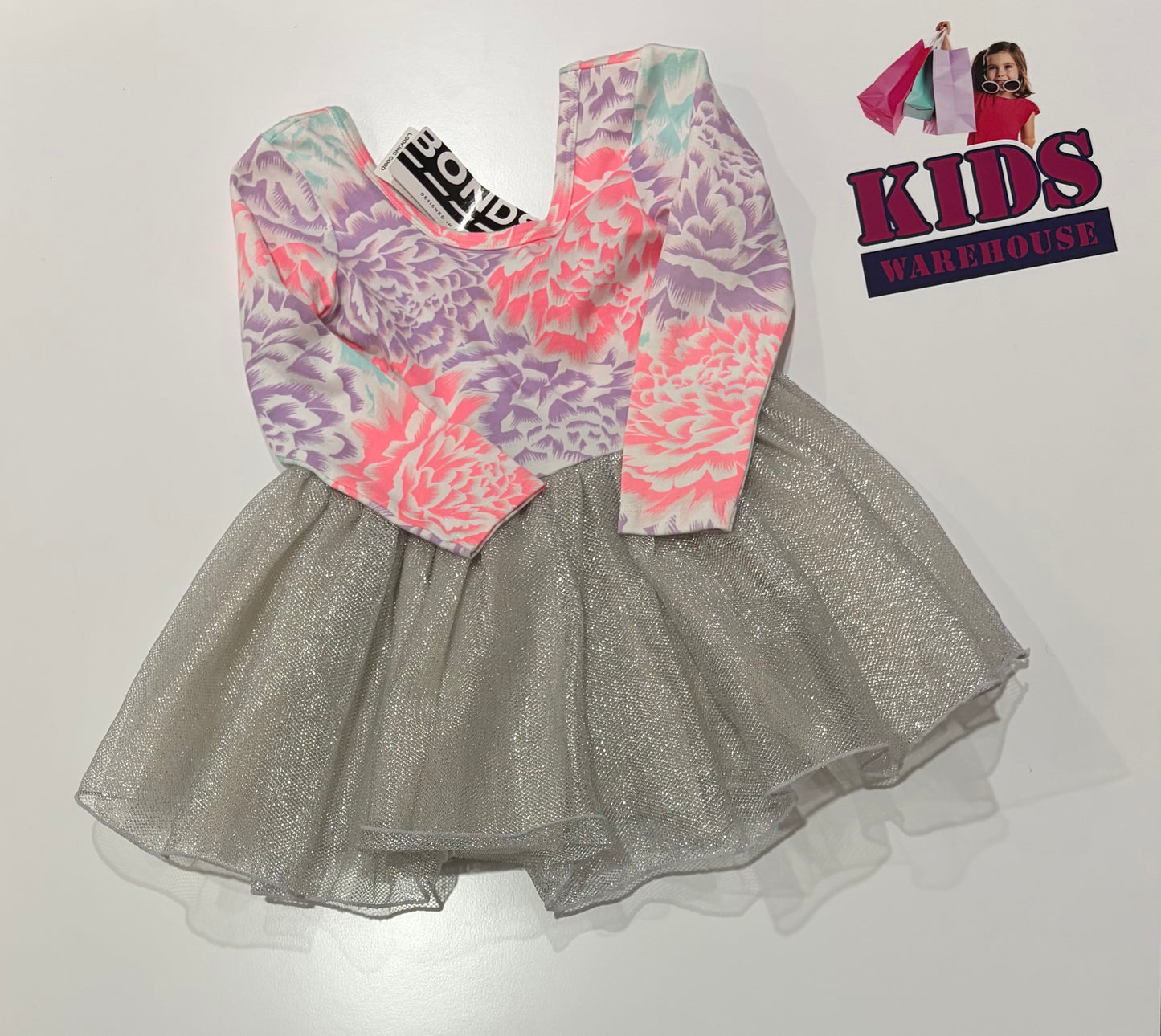 Not Used Bonds White, Purple, Blue, Pink Dress Size 2