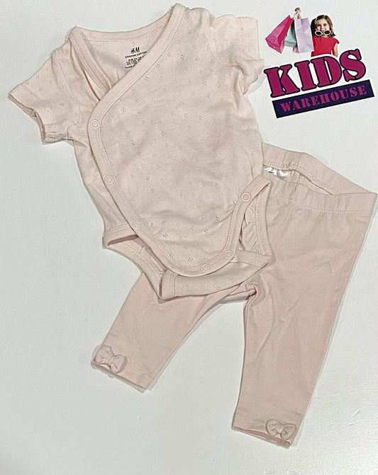 H&M Pink 2 Piece Set Size 000