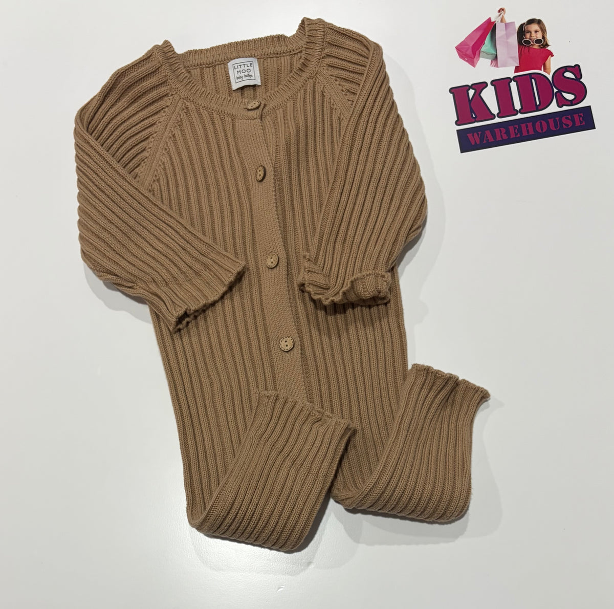 Little Moo Brown Jumpsuit Size 2