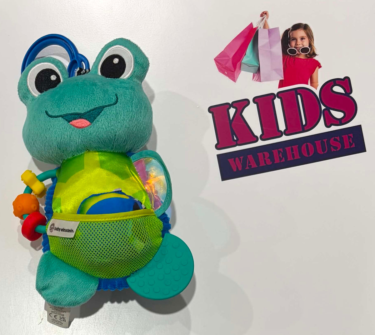 Baby Einstein Sensory Frog Baby Plush Toy