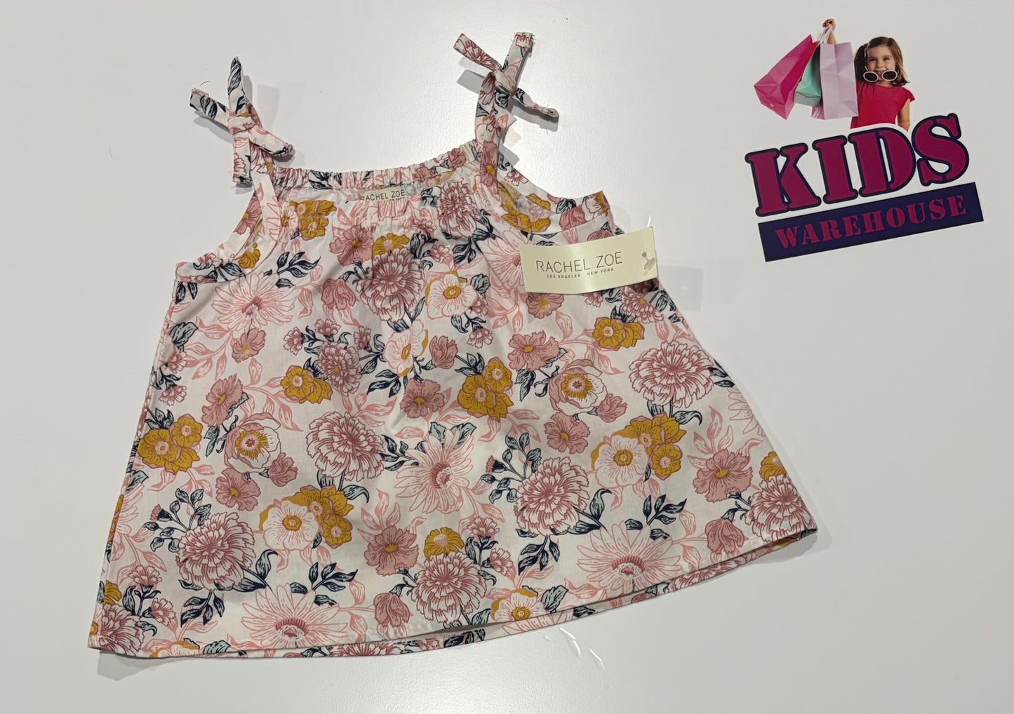 Rachel Zoe White, Floral Print Dress Size 0