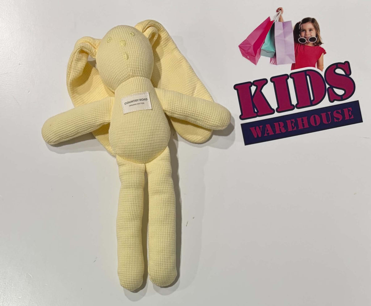 Country Road Yellow Rabbit Plush