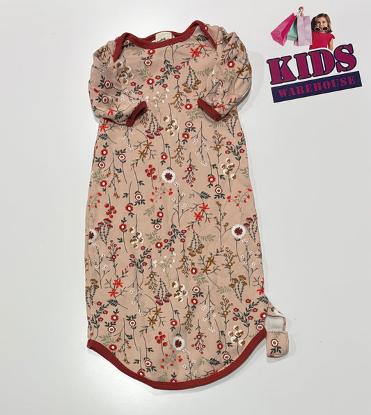 Baby Berry Pink, Floral Print Open End Sleeping Bag Size 00000
