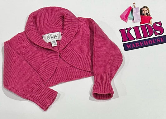 Bebe Pink Knit Cardigan Size 000