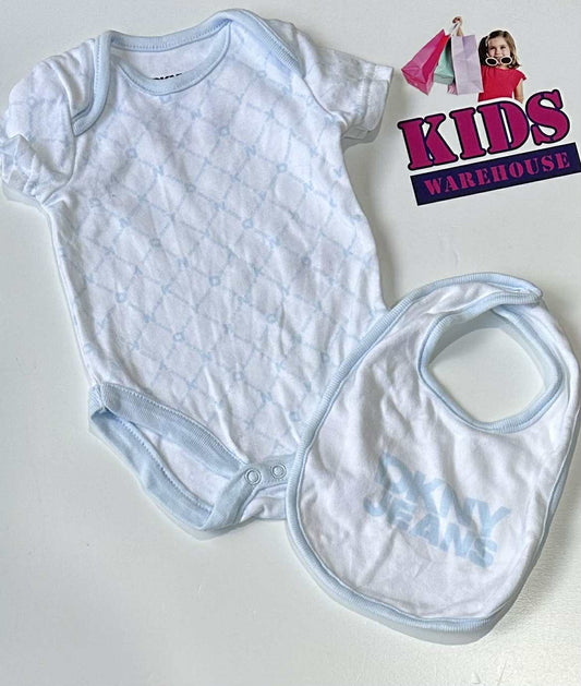 DKMY Jeans White & Blue 2 Piece Set Size 000