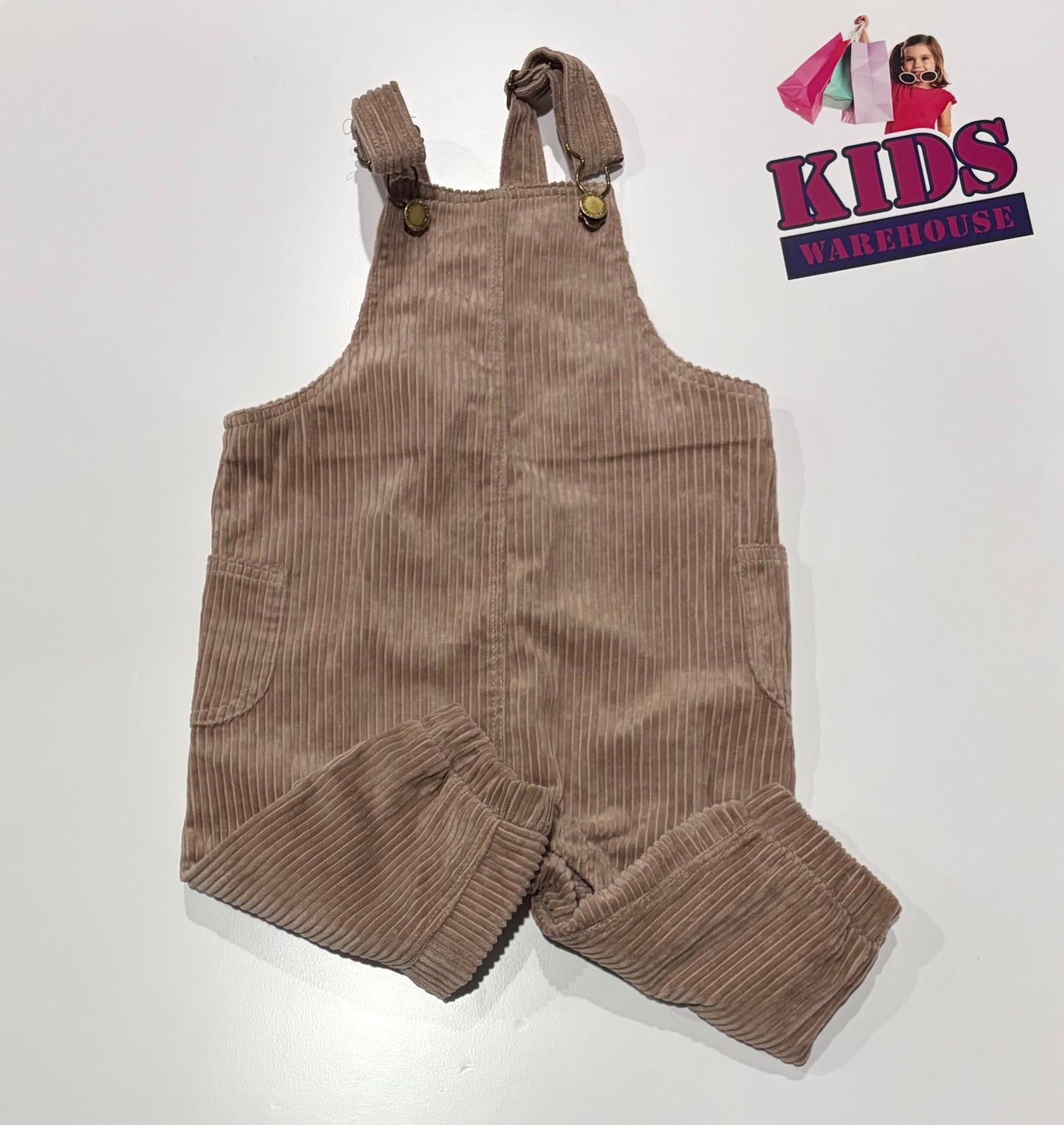 Cotton On Brown Corduroy Overalls Size 1