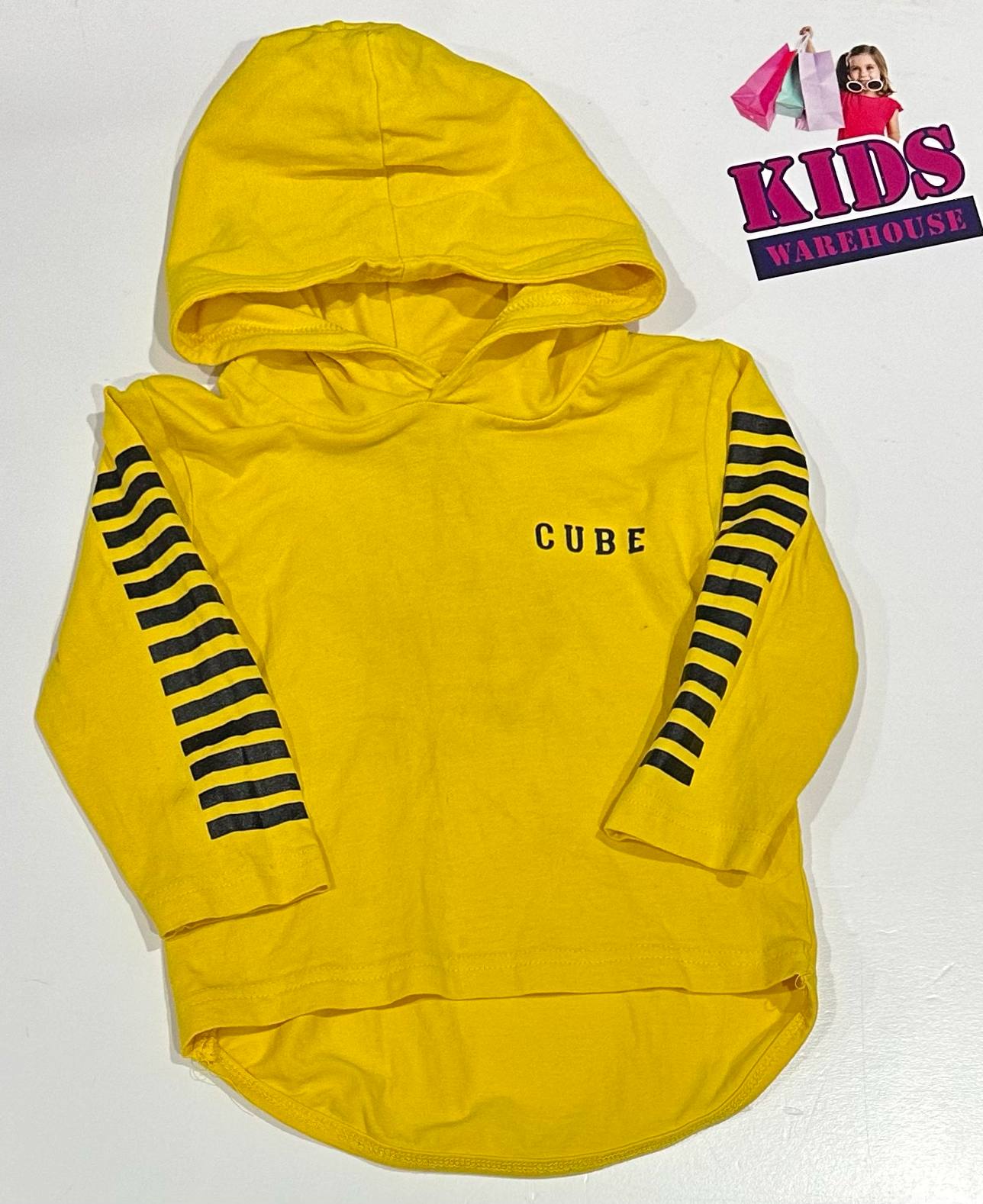 Culture Cube Yellow & Black Hoodie Size 1