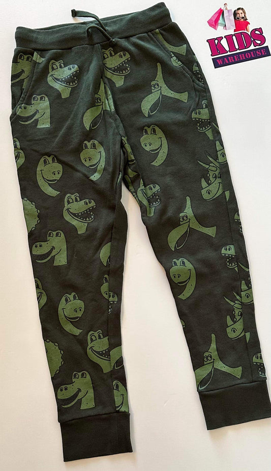 Seed Green Dino Tracksuit Pants Size 7