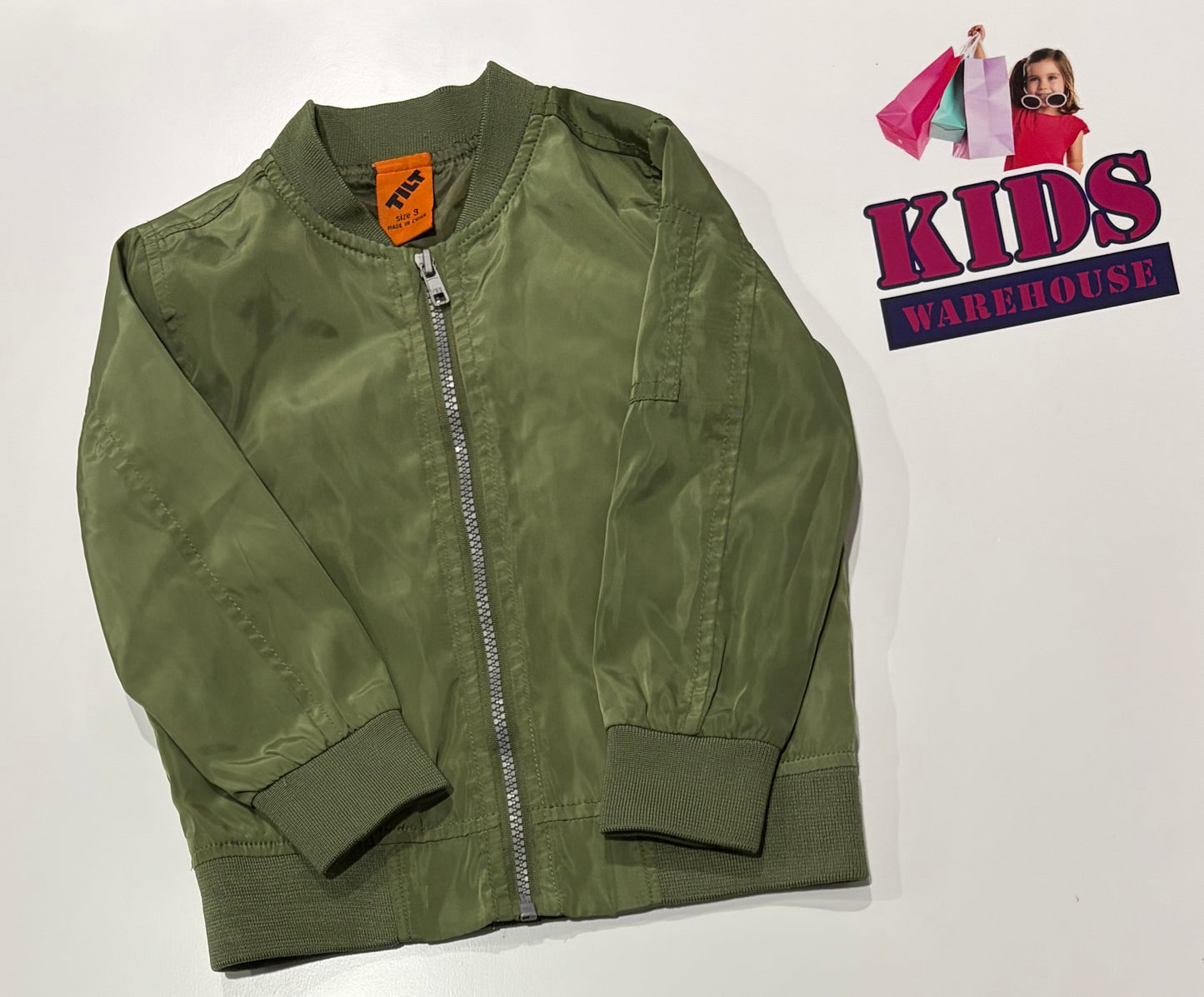 Tilt Green Parachute Jacket Size 3