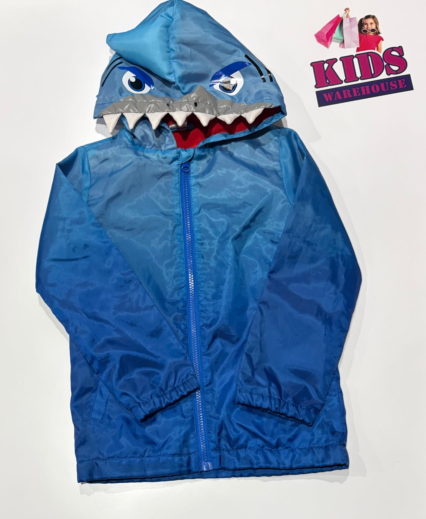 Shark Theme Rain Jacket Size 6