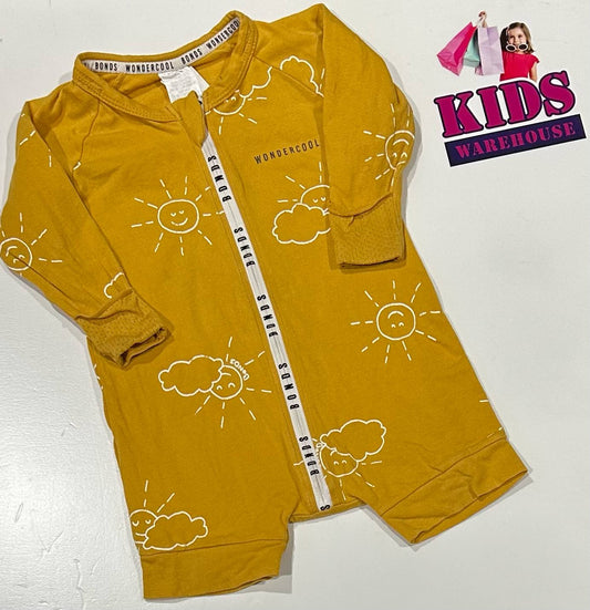 Bonds Yellow Wondersuit Size 00