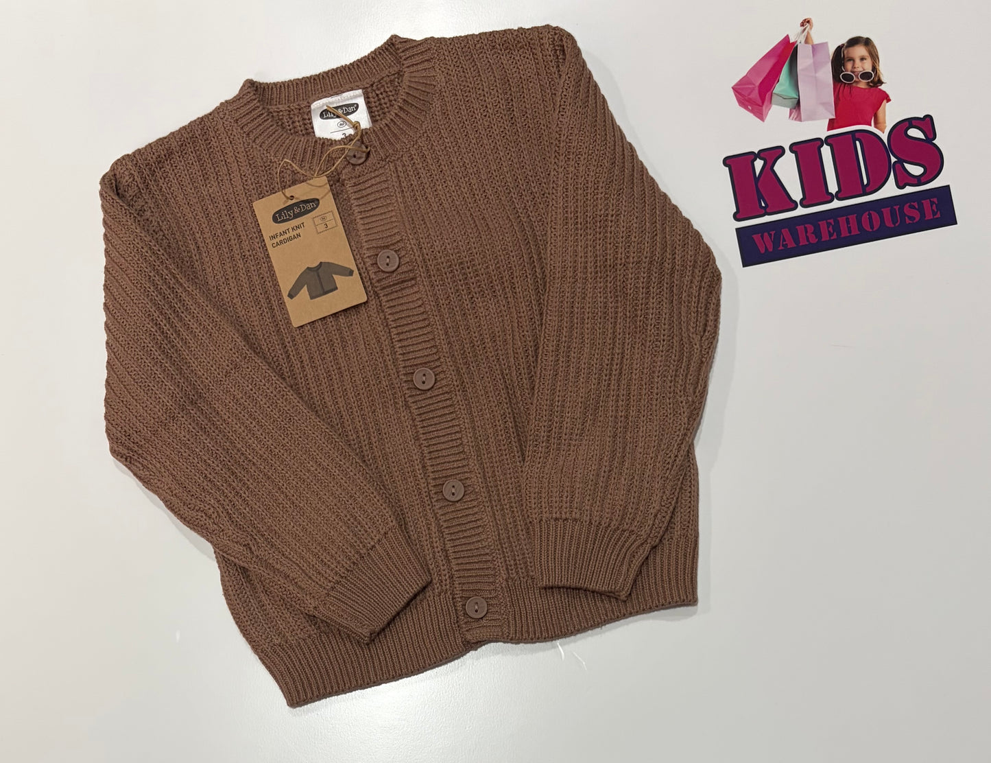 Not Used Lily & Dan Brown Knit Sweater Size 3
