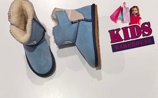Manchester City Blue Fluffy Slippers Size US9/UK8.5 (Child)
