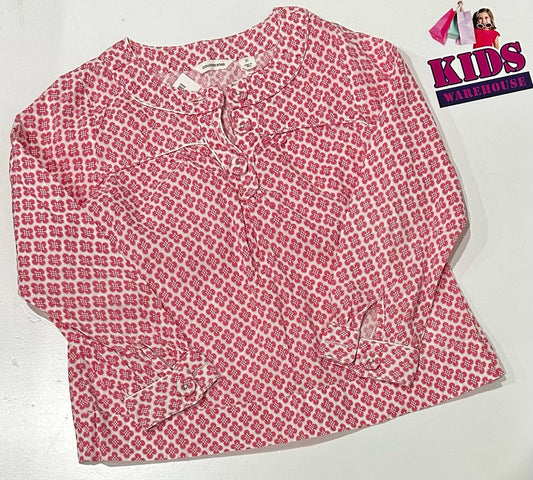 Country Road White & Pink Top Size 7