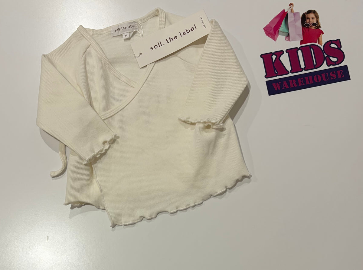 Not Used Soll. The Label White Top Size 00