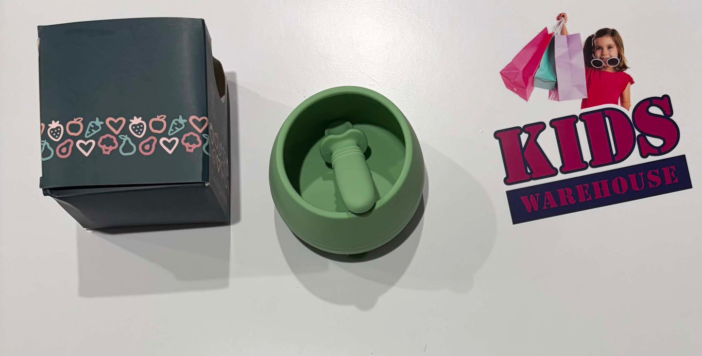Starting Solids Australia Green Suckie Scoop Bowl