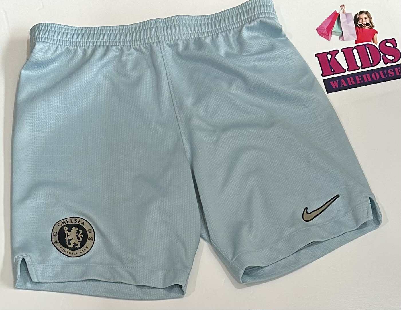Nike Light Blue Chelsea Shorts Size 8-10