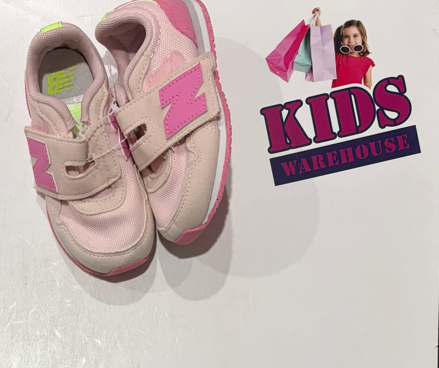 New Balance Pink Runners Size US8/UK7.5 (Child)