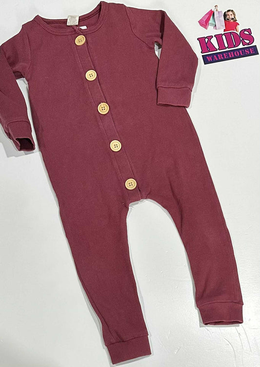 With Love For Kids Red Jumpsuit Size 1