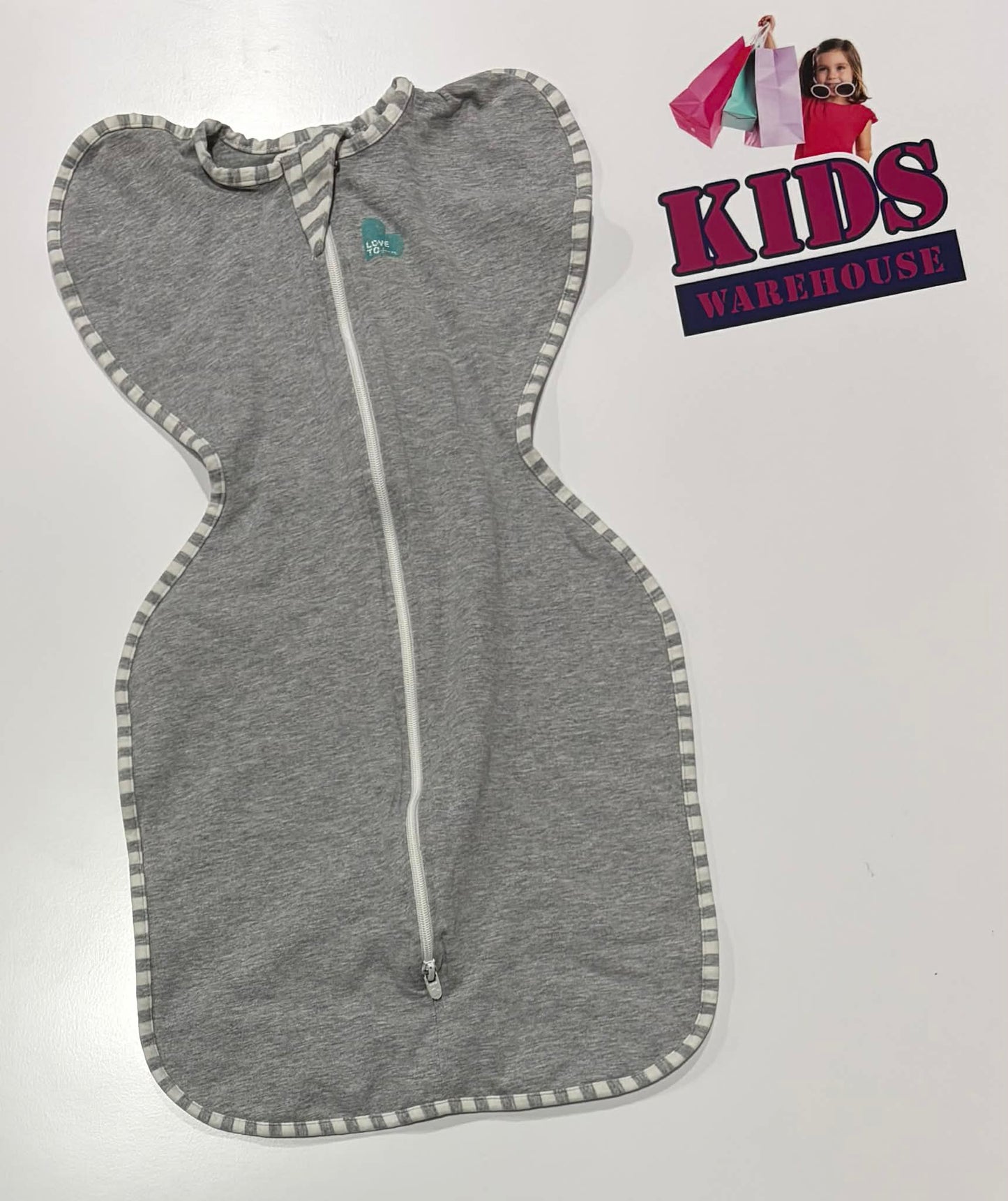 Love To Dream Swaddle Up Grey Size Small (3.2-8kgs) TOG 1