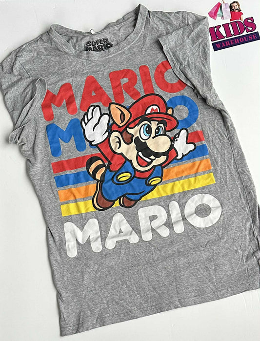 Super Mario Grey Mario Print Top Size 16