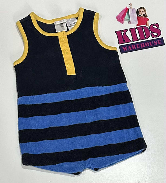 Seed Heritage Dark Blue & Yellow Bodysuit Size 000