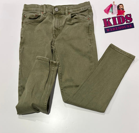 Zara Green Stretch Denim Jeans Size 10