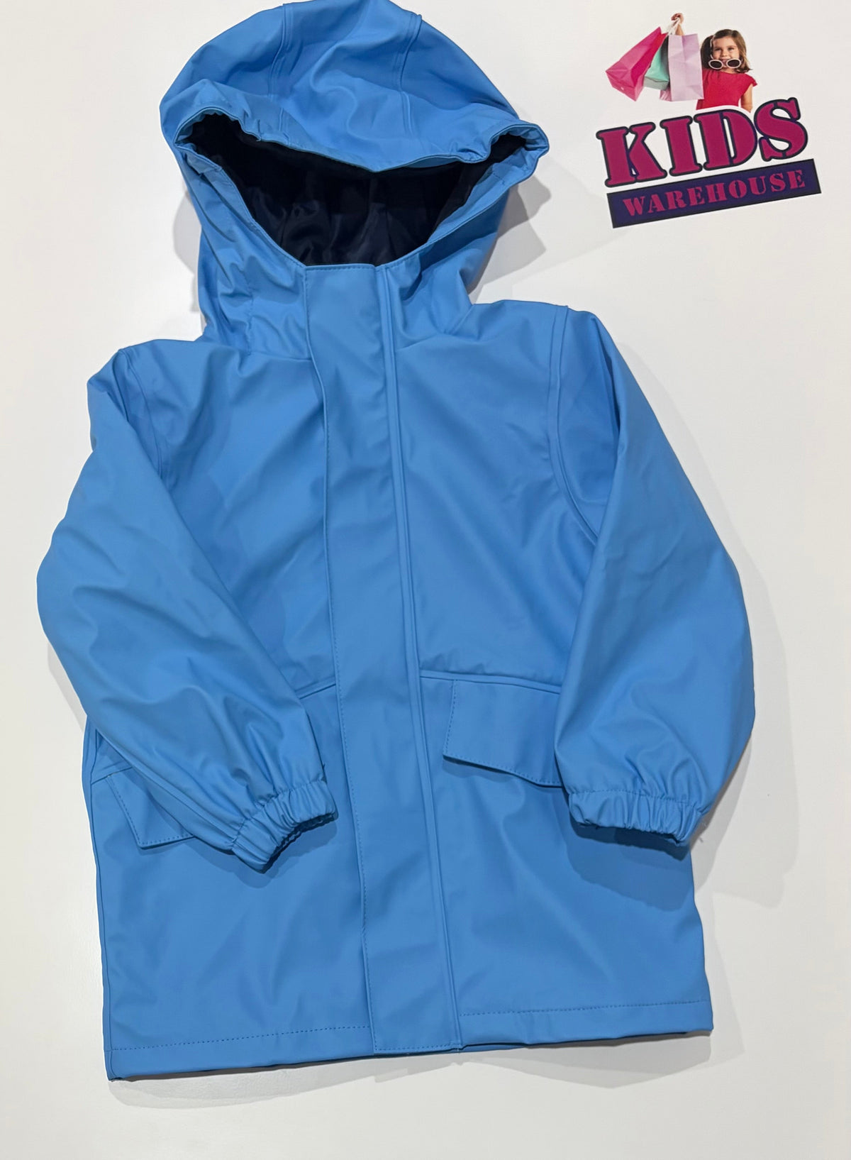 Lily & Dan Blue Raincoat Size 3