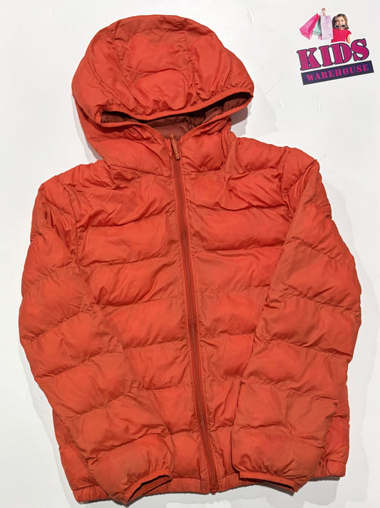 UniQLD Orange Puffer Jacket Size 10