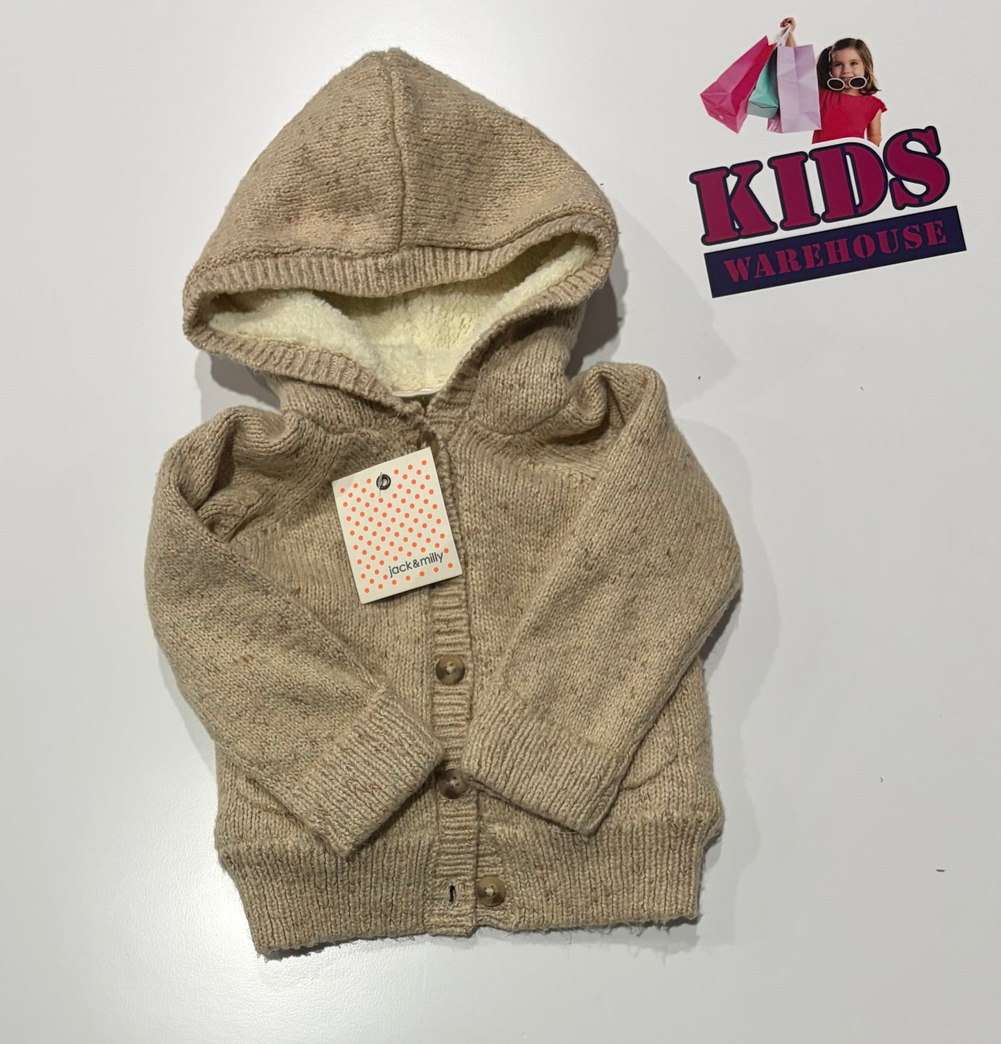 Not Used Jack & Milly Brown Hoodie Size 00