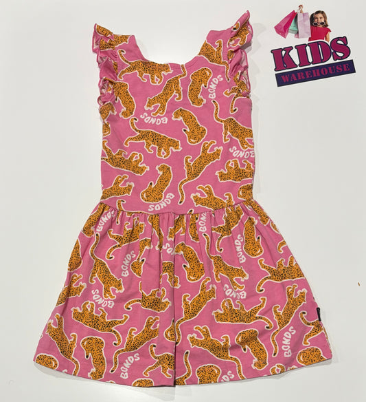 Bonds Pink, Jaguar Animal Print Dress Size 6
