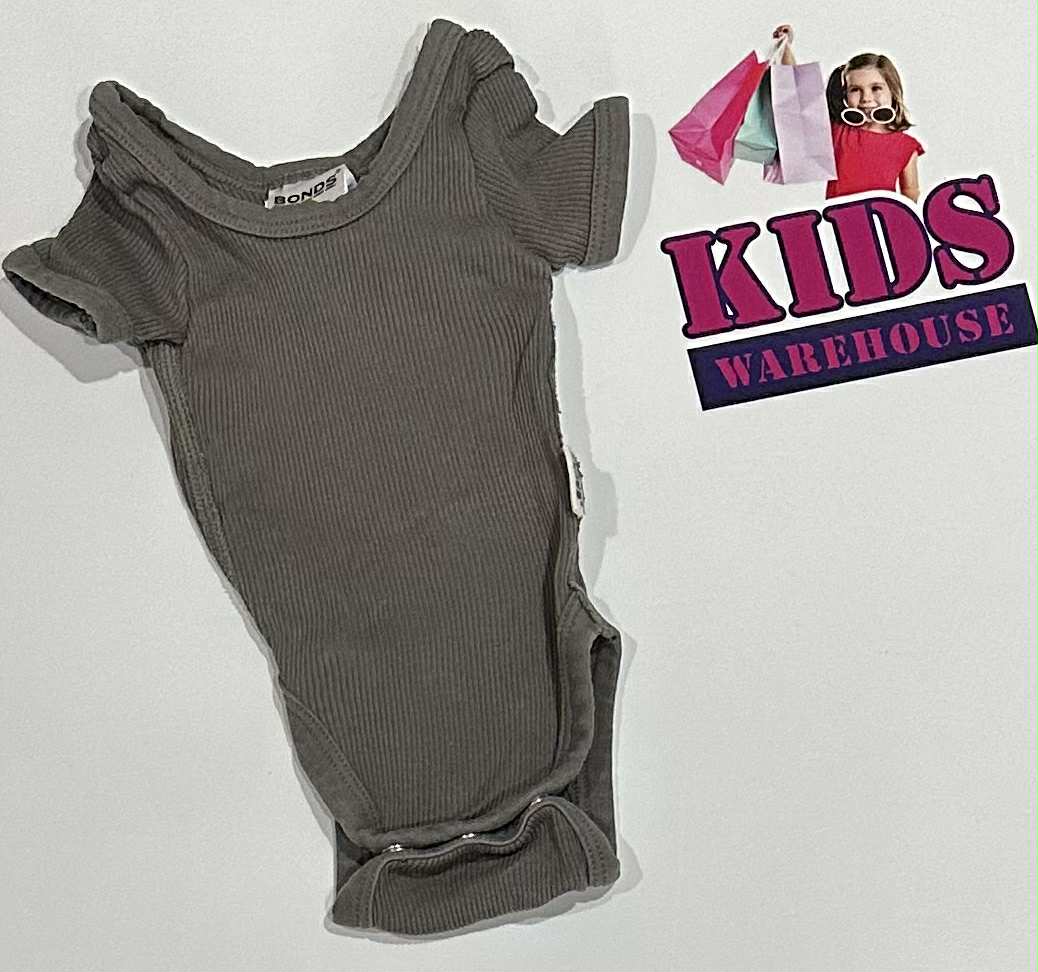 Premmie Bonds Dark Grey Bodysuit Size 00000