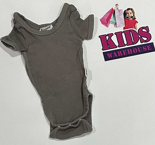 Premmie Bonds Dark Grey Bodysuit Size 00000