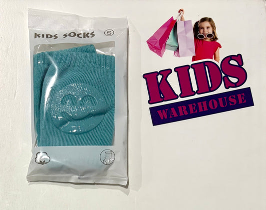 Not Used Blue Baby Non-Slip Socks Size Small