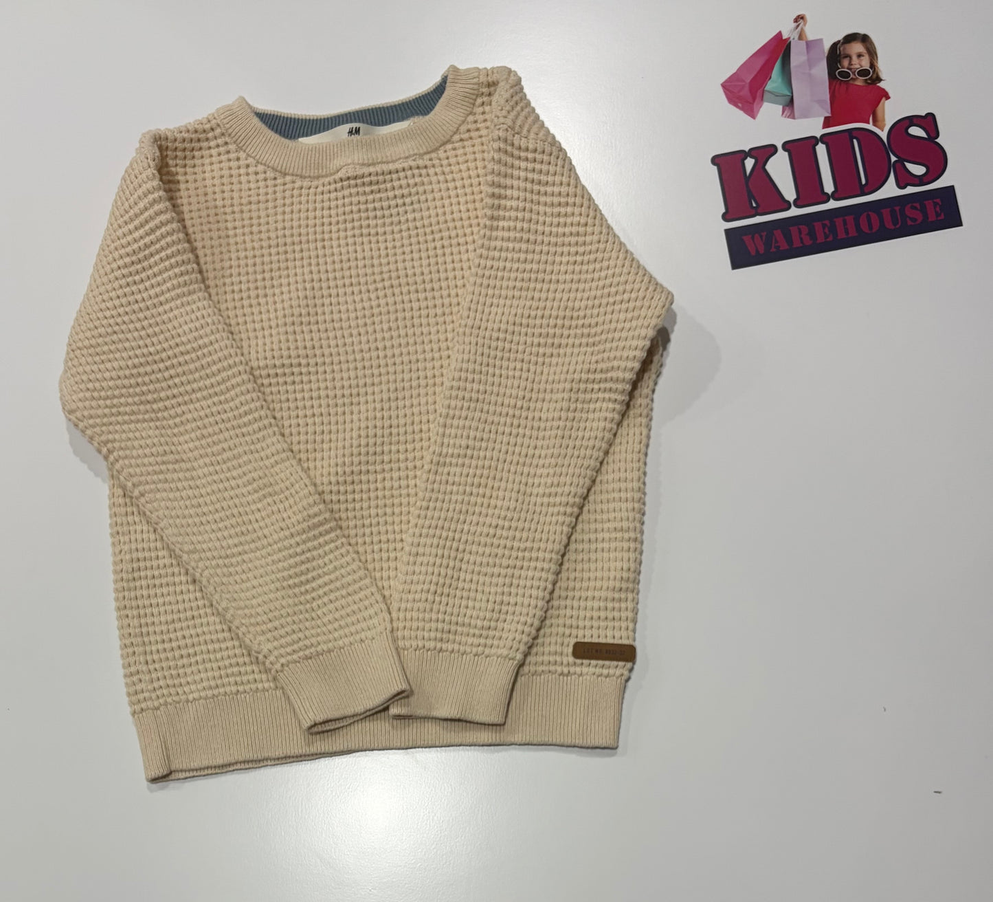 H&M Cream, Knit Sweater Size 3