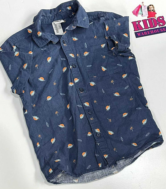 Piping Bot Blue Beach Themed Pattern Size 10