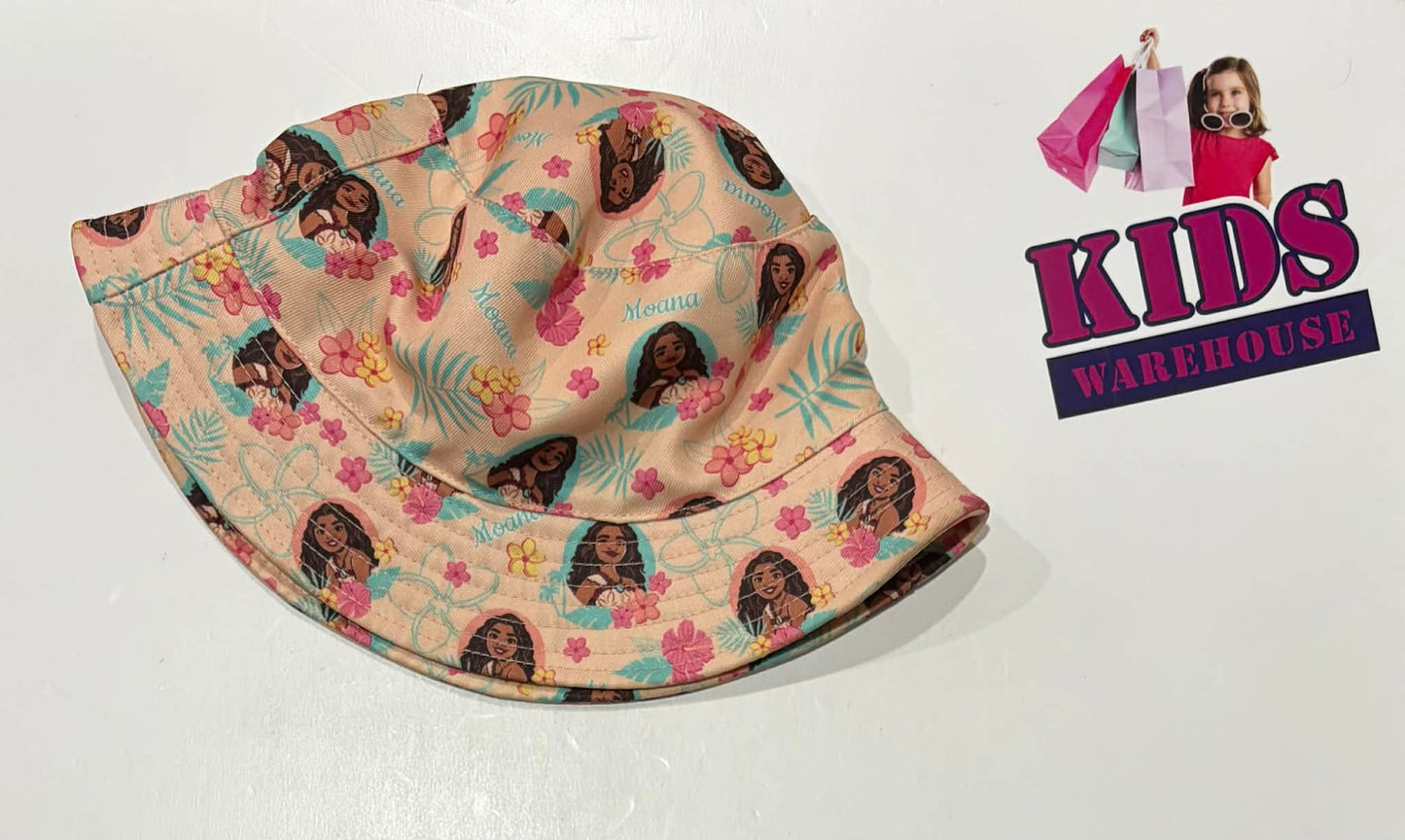Disney Moana 2 Orange Character Print Bucket Hat (Toddler)