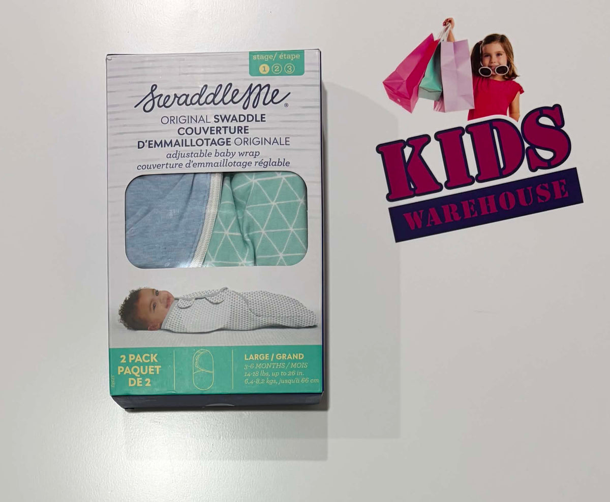 Not Used Swaddle Me 2 Pack Blue Size 3-6 Months