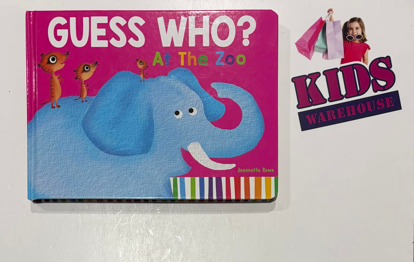 Guess Who? At The Zoo Lift The Flap (Boardbook) - Jeannette Rowe