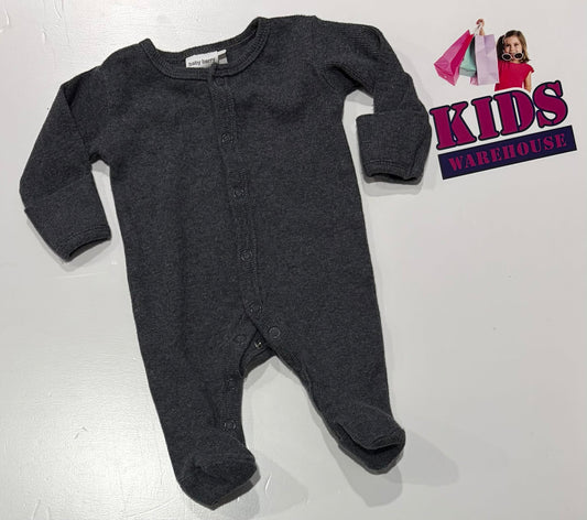 Premmie Baby Berry Dark Grey Jumpsuit Size 00000