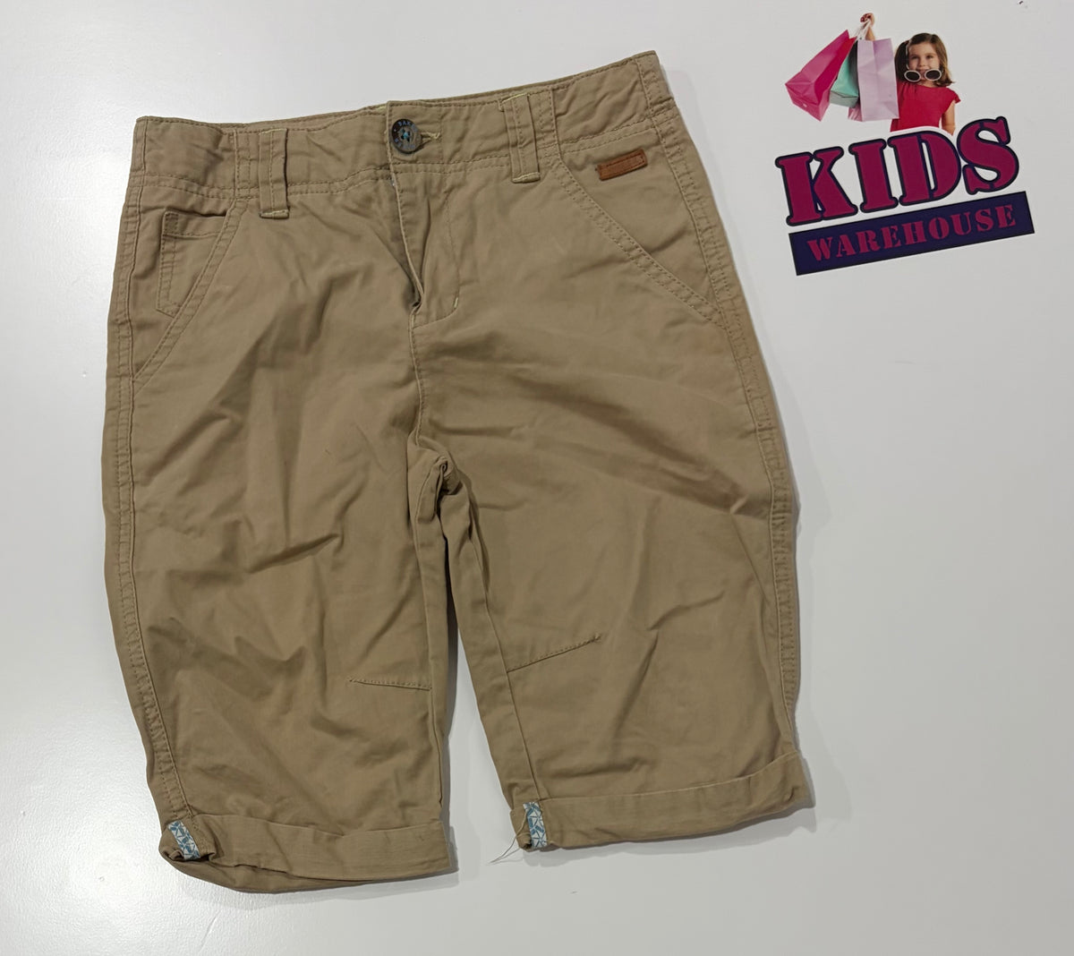 Bakers Tan Cargo Shorts Size 8