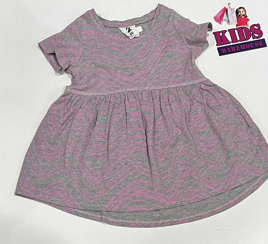 Cotton On Grey & Pink Dress Size 2